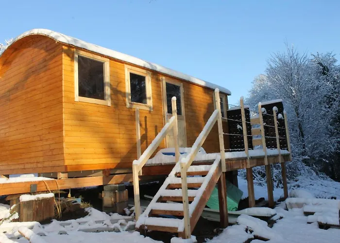 La Roulotte Viticole - Sauna - Toilette Seche Casa de Campo